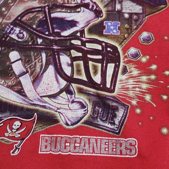 Vintage Tampa Bay Buccaneers‎ Shirt Mens Large NFL Football Champions 2002 Tee - Picture 4 of 13